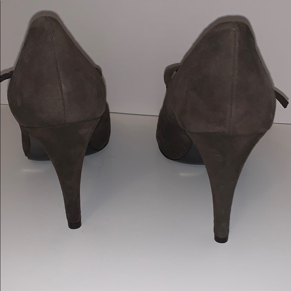 J Crew brown suede heels - Picture 2 of 6